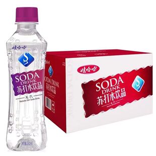 娃哈哈无汽苏打水饮品350ml*6/24瓶装整箱无糖弱碱水学生饮料特价