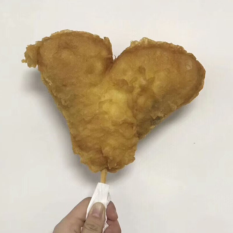新华斋湖南湘潭老字号手工制作80后儿时味道鸡腿形状面包油炸面包