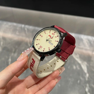 fila斐乐手表男款学生女初高中只看时间ins风小众男生礼物送女生