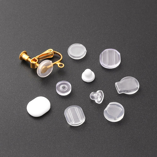 无耳洞防痛硅胶软垫防滑透明耳套