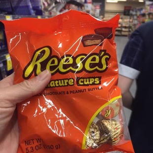 REESE 花生酱牛奶夹心巧克力零食150克 澳洲美国好时 现货
