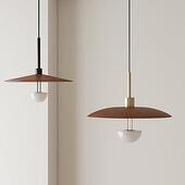 侘寂风餐厅日式 吊灯 复古吧台走廊设计师款