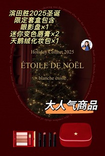 现货～日本专柜blanche etoile滨田胜25圣诞限定眼影口红套装