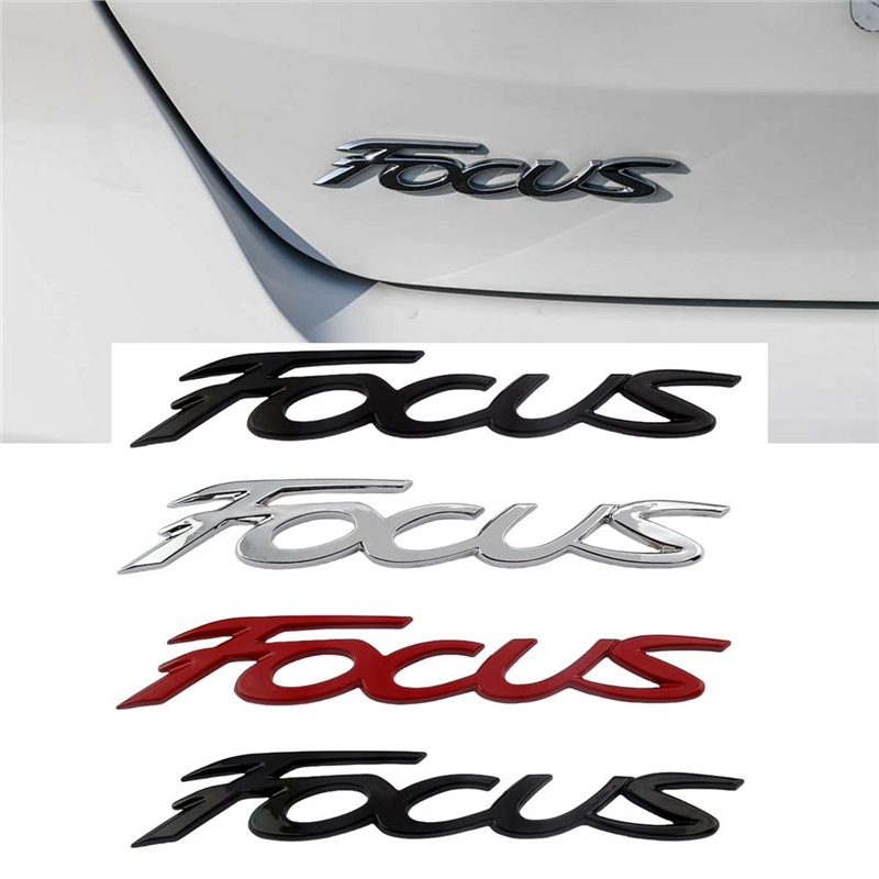 FOCUS车贴适用于福特福克斯金属改装连体车尾箱英文字母贴标 尾标