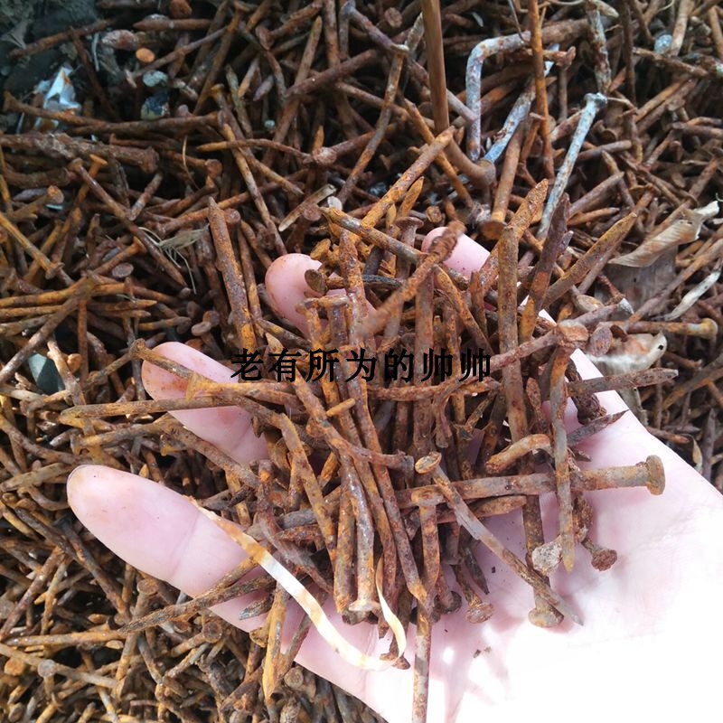 生锈铁钉生锈铁丝生锈钉子自然生锈废铁艺术设计道具