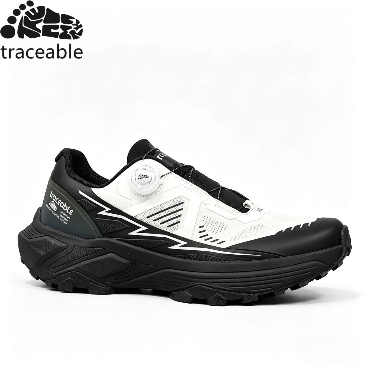 加拿大订单Traceable纽扣户外鞋三秒穿脱户外全地形专业越野跑鞋~