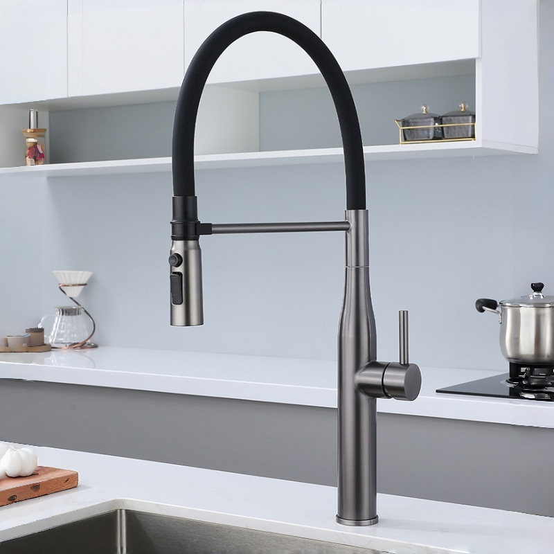 磁吸厨房水槽龙头冷热水龙头