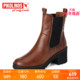 Pikolinos派高雁冬季 多材质拼接圆头粗跟高跟切尔西靴PA14501