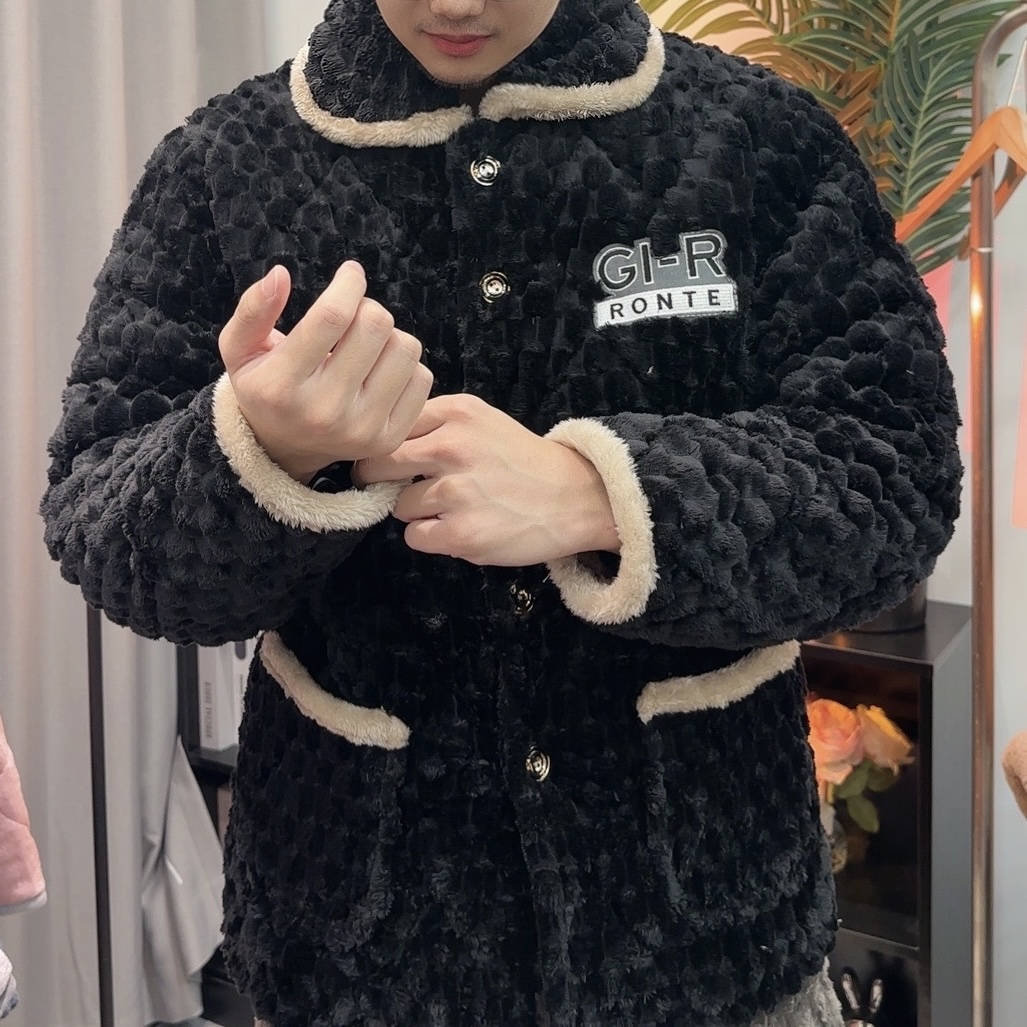 男金龟绒似乌龟壳三层加厚夹棉