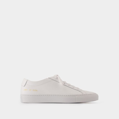 COMMON PROJECTS Original Achilles 白色皮制低帮运动鞋