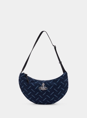 Vivienne Westwood 西太后;Clara 斜挎包 -棉质-蓝色