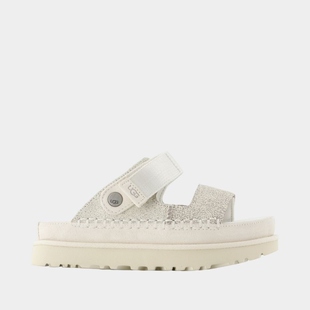 UGG Goldenstar Crackle Glide 凉鞋 - 皮质 - 白色