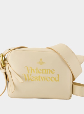 Carrie 粉色小牛皮斜挎包相机包