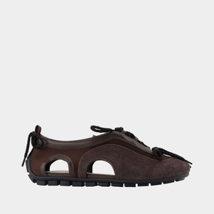 Simone Rocha Cutout Grip Trainers 训练鞋 - 合成材料 - 棕色