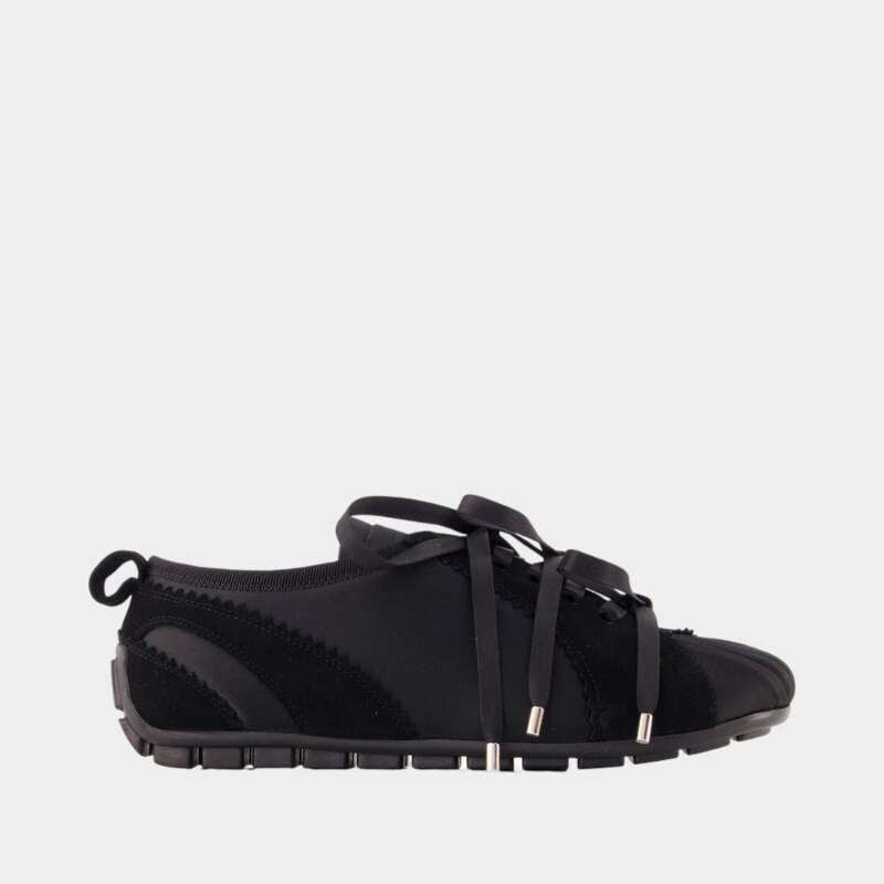 Simone Rocha 芭蕾舞鞋防滑训练鞋 - 合成材料 - 黑色