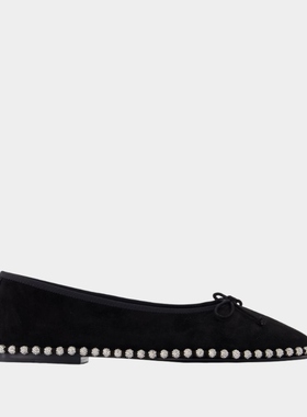 亚历山大王 Alexander Wang Lina Ballchain 芭蕾舞鞋 - 皮质 -