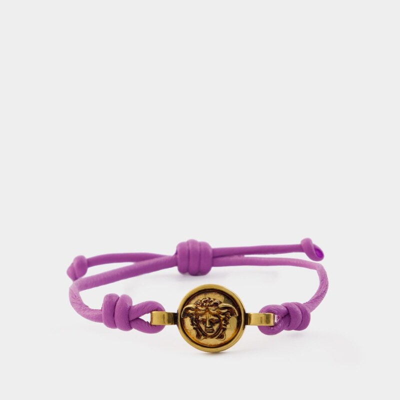 范思哲 Versace 手镯 - 金属 - 紫色