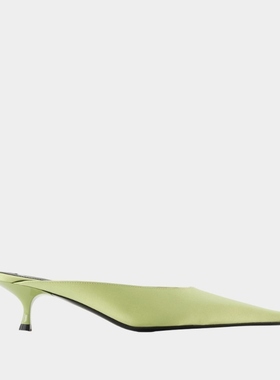 Victoria Beckham Kitten Court 高跟鞋 -合成-绿色