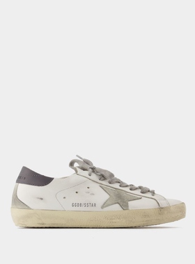 Golden Goose GGDB Sneakers Super Star 皮质做旧纯色星星小脏鞋