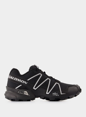 萨洛蒙 SALOMON Speedcross 3 黑色合成材质运动鞋