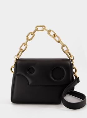 OFF WHITE Burrow Shoulder 24 光滑牛皮单肩包斜挎包