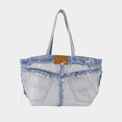 亚历山大王 Alexander Wang 棉质手提包 - 棉质 -蓝色