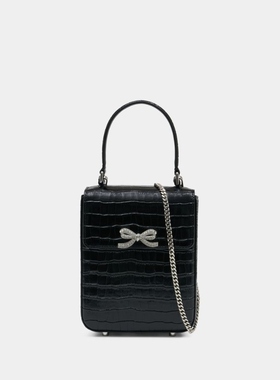 SELF PORTRAIT 立体迷你包 - 皮质 - 黑色