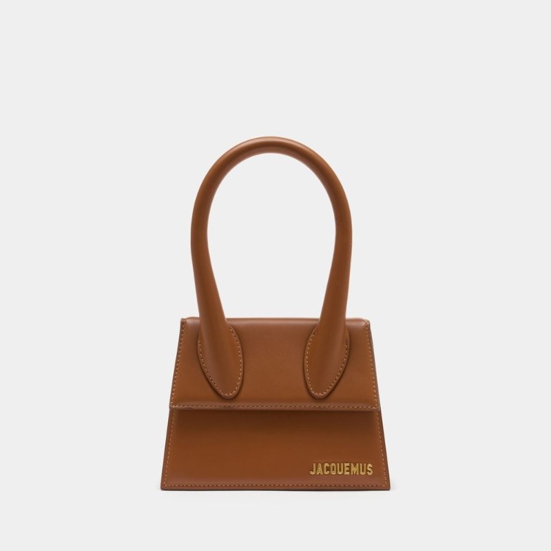 Jacquemus Le Chiquito Moyen 中号包袋- 皮质 - 棕色,箱包皮具/热销女包/男包,通用款女包,淘宝优惠券,粉丝福利购,淘宝优惠卷