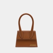皮质 Jacquemus 棕色 Moyen 中号包袋 Chiquito