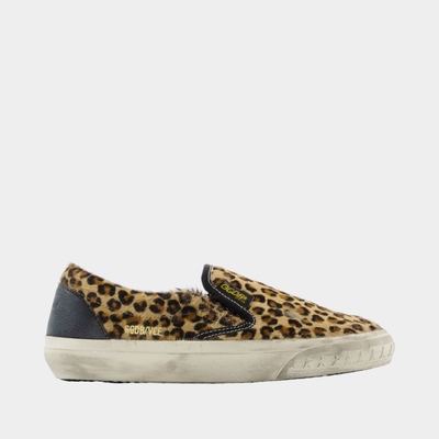Golden Goose GGDB Vce Horsy 运动鞋 - 皮质 - 豹纹