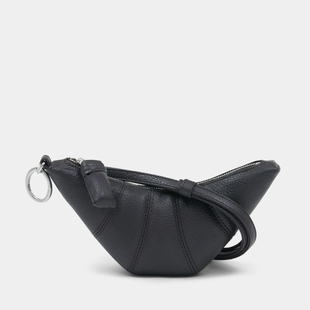 勒梅尔 Lemaire 牛角钱包 - 帆布 - 深棕色