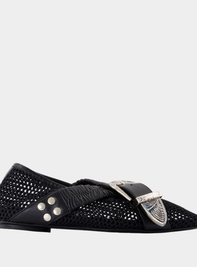 Toga Pulla 芭蕾舞鞋 Aj1434 -网布-黑色