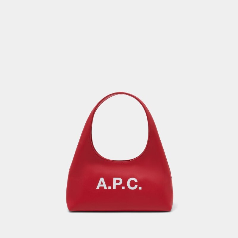 A.P.C. Baby Ninon 单肩包 - 合成材料 - 红色