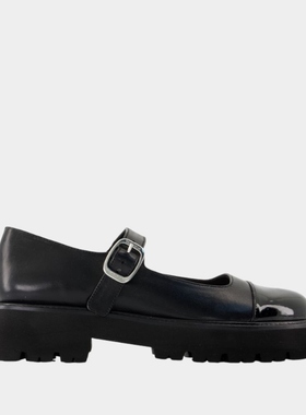 【粉丝专享】Carel Team Maryjane 玛丽珍鞋-皮质-黑色
