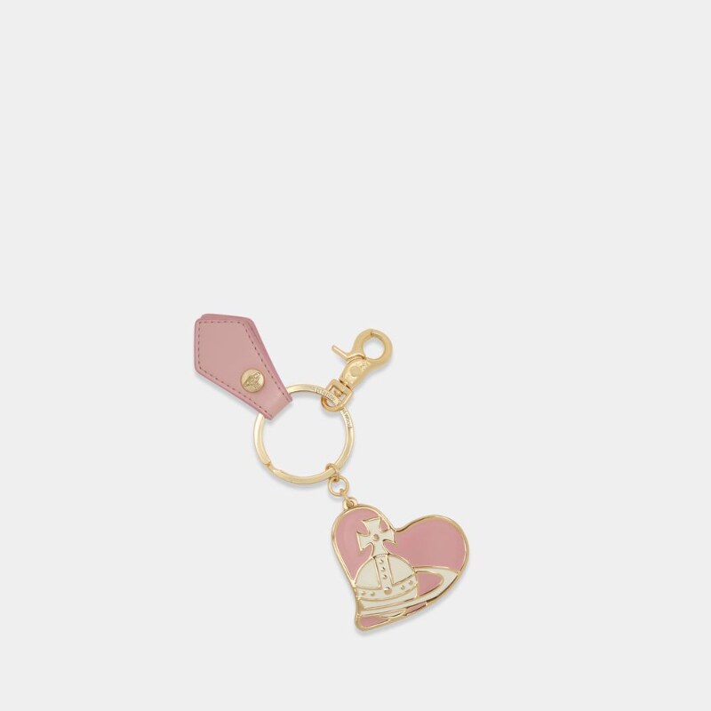 Vivienne Westwood 西太后 心形球形钥匙扣 - 金属 - 粉色