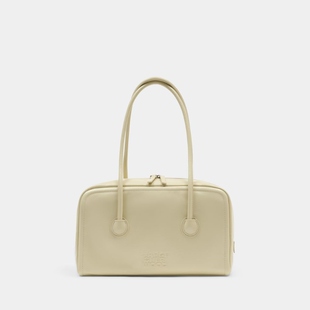 Margesherwood 柔软波士顿单肩包 - 皮质 - 黄色