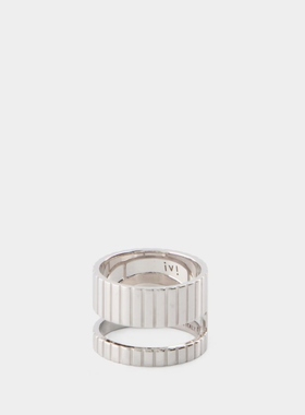 Ivi Bague Slot Core 镀银戒指