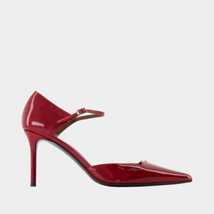 皮质 Giuseppe 红色 高跟鞋 Zanotti Raquel