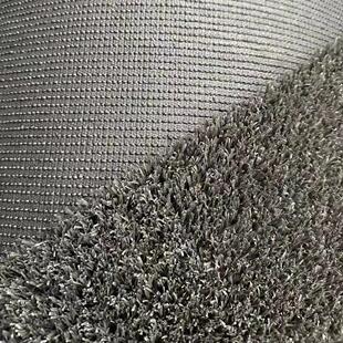 灰白色仿真人造草坪高端户外绿化工程围挡室内装饰灰色草皮