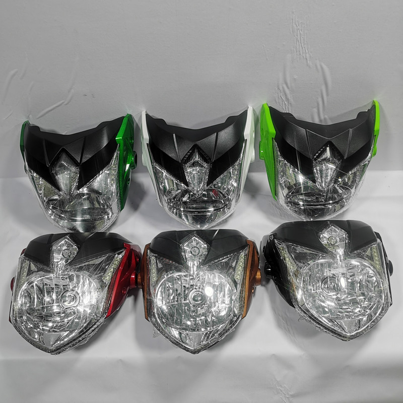适用爵康大力神JK150/DLS150-2X威锋摩托车大灯头罩护板仪表灯罩