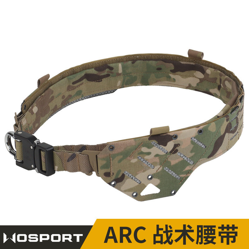 WOSPORT ARC战术迷彩腰带眼镜蛇扣 G扣固定 斜向molle 腰围可