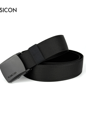 TOSICON拓思肯战术腰带男士休闲尼龙皮带运动弹力帆布安检裤带313