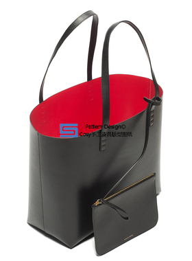 托特包版型 手工皮具版型图纸 米国爆款 挎包纸样 纸格 ACC-37