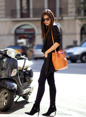 手工皮具版型图纸ACC-36真皮水桶包女时尚纸样专业材料包diy定制