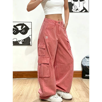 adidas阿迪达斯三叶草女子牛仔裤