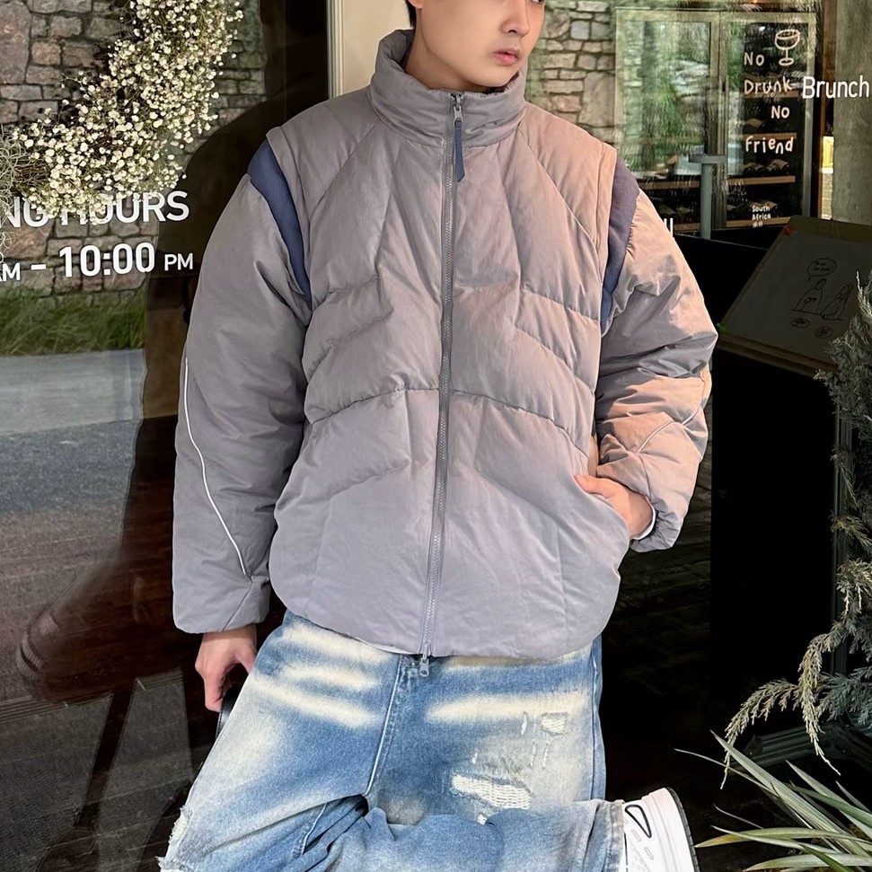 正品Adidas阿迪达斯羽绒服男款冬季2026新款可拆卸防风保暖外套