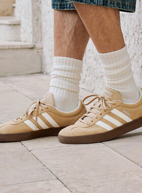 Adidas阿迪达斯正品男女款运动低帮复古T头德训鞋休闲板鞋 KH5553