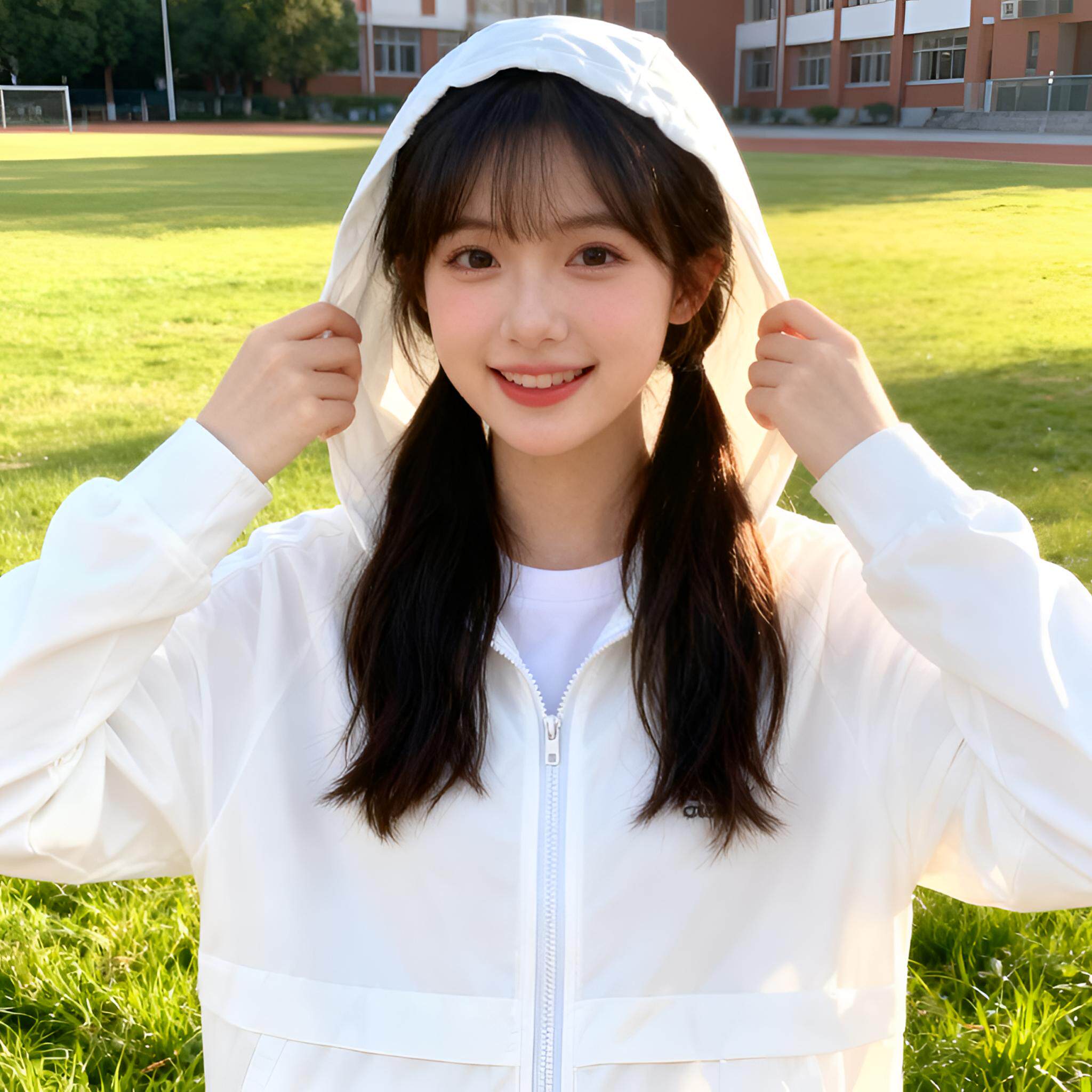 Adidas阿迪达斯夏季女子俏皮感透气休闲户外皮肤防晒衣夹克外套