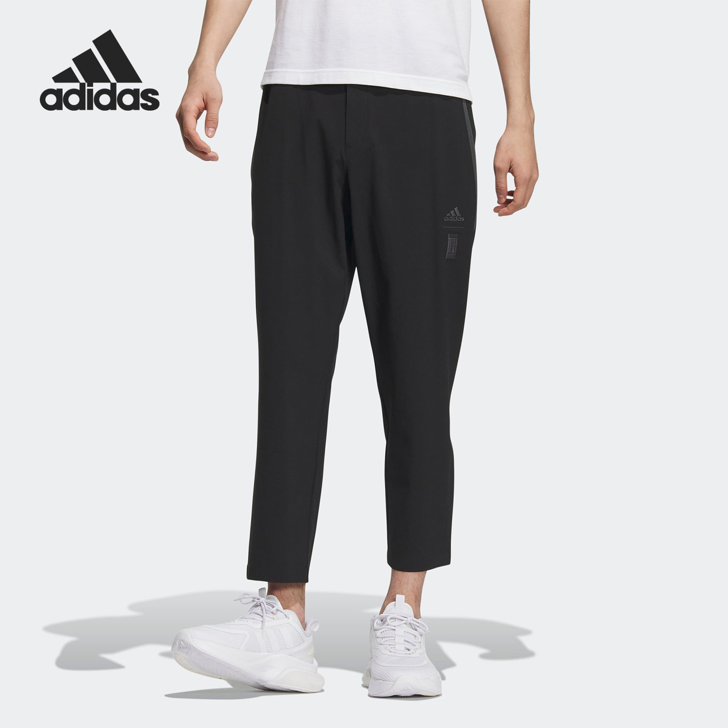 梭织运动直筒裤Adidas阿迪达斯