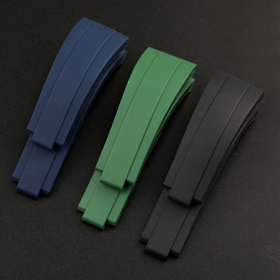 劳力士迪通拿蓝水鬼橡胶表带